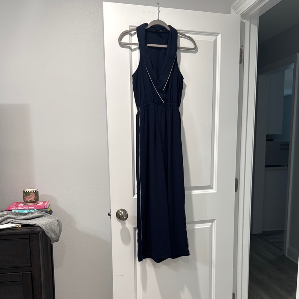 Forever 21 Elegant Navy Maxi Dress